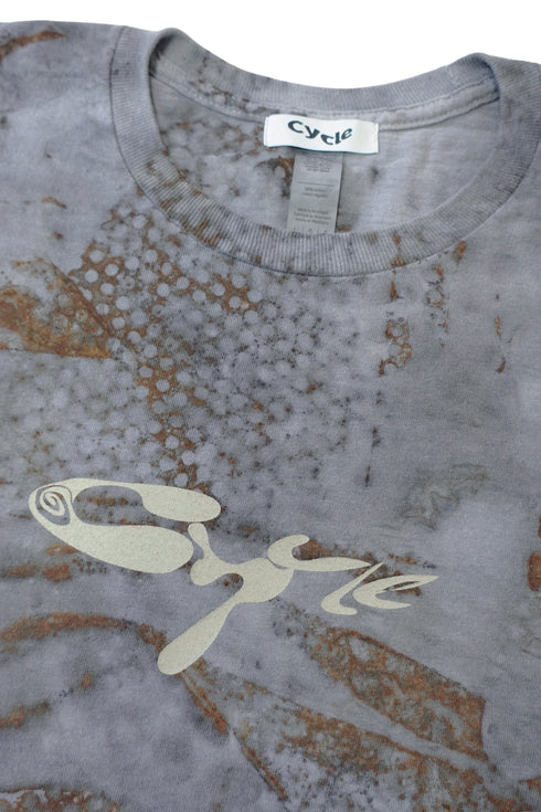 【RESTOCK】MISAKI USHIOZU × Cycle IRON RUST-DYEING LONG SLEEVE TEE -GRAYISH PURPLE-